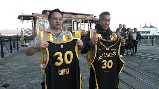 Warriors unveil new City Edition jerseys inspired by 150th anniversary of SF cable cars [upl. by Melone751]