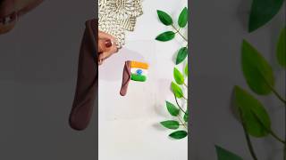 Clay art ideas easy🇮🇳hand craft for kids🇮🇳shotsshortshandcraftclayartflagindianarttrendingyt [upl. by Loeb]