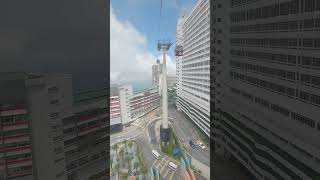 Genting Highlands cable car view Malaysia July 2024  travelshorts cablecar gentinghighlands [upl. by Rabbi]