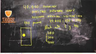 Muestreo aleatorio simple y sistemático Matemáticas 2º Bach Academia Usero en Estepona [upl. by Ambrosius]