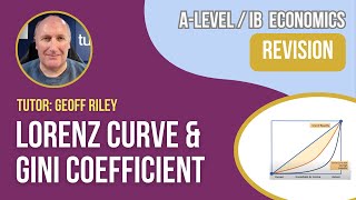 Lorenz Curve amp Gini Coefficient  A Level and IB Economics [upl. by Kulda686]