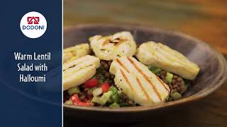 Warm lentil salad with Halloumi ENG H [upl. by Batory]