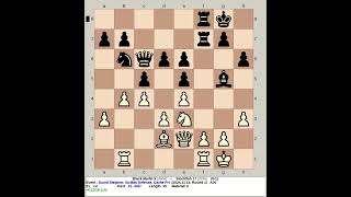 Black Marlin 9 vs Stockfish 17  Dunst Sleipner Sicilian Defense chess [upl. by Ariait]