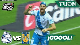 ¡No perdona Gran cobro y gol de Aristeguieta  Puebla 10 Tigres  Grita México AP2021  J4  TUDN [upl. by Ardme196]