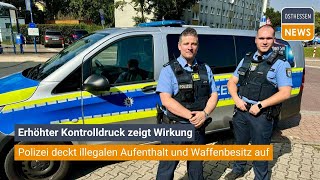 MAINTAL Kontrolldruck zeigt Wirkung Polizei deckt illegalen Aufenthalt und Waffenbesitz auf [upl. by Lordan540]