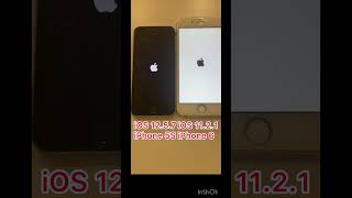 iPhone 5S vs 6 boot up test ios11 ios12 iphone6 iphone5s bootup [upl. by Sly]