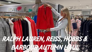 RALPH LAUREN REISS HOBBS amp BARBOUR AUTUMN HAUL [upl. by Teddi]