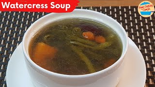 Soup Recipe Healthy amp Homemade Watercress Soup with Chicken [upl. by Anaz]