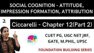 PSYCHOLOGY Ciccarelli Chapter 12 Part 2  SOCIAL PSYCHOLOGY  SOCIAL COGNITION Mind Review [upl. by Ihcas946]