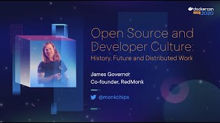 James Governor Keynote  DockerCon 2020 [upl. by Glover]