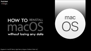 How to Reinstall MacOS Without Losing any Data [upl. by Akerley55]