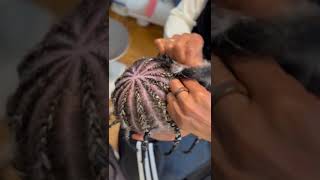 Karussell Cornrows wwwMagicStylede  WhatsApp 07131576860 besthairbraidinggermany [upl. by Htederem]