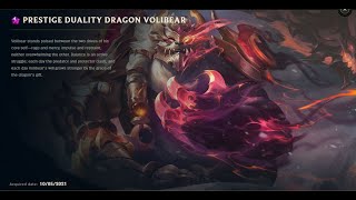 PRESTIGE DUALITY DRAGON VOLIBEAR SKIN SPOTLIGHT11242024 [upl. by Mancino]