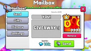 🔴 MAILBOX GIVEAWAYS HUGE PETS AND EXCLUSIVE PETS PET SIMULATOR 99 [upl. by Nariko71]