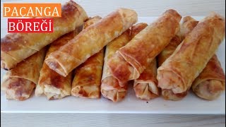 Pastırmalı Paçanga böreği tarifi Kolay börek tarifleri börek tarifleri [upl. by Rochkind]