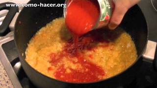 Cómo hacer tomate frito casero  Recetas de cocina [upl. by Ihcur785]