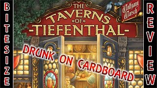 Taverns of Tiefenthal  Drunk on Cardboard  Bitesize Review [upl. by Notlek]