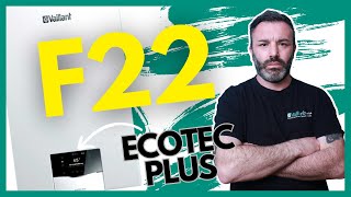 Errore F22 ecoTEC Plus Vaillant come risolverlo [upl. by Llabmik]