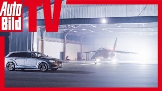 Audi SQ7 vs Alpha Jet 2016  Review Fahrbericht Test Sound [upl. by Lemuelah230]