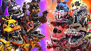 SFM FNaF Corrupted vs Nightmare VR [upl. by Fonseca]