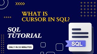 What is SQL Cursor SQL Cursor Introduction in Hindi  Learn SQL Cursor in 15 Minutes  Javatpoint [upl. by Nottap]