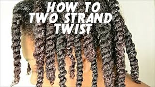 TWO STRAND TWIST TUTORIAL on NATURAL HAIR  TWO WAYS  BEGINNER FRIENDLY  THE CURLY CLOSET [upl. by Maziar]