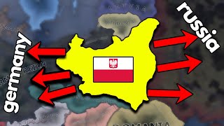 When You Push Poland Too Far In Hearts Of Iron 4 [upl. by Nosmoht88]