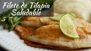 Filete de Tilapia Saludable [upl. by Nahsaj]