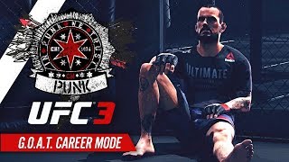 UFC 3 Career Mode  Ep 4  FIGHTING MY RIVAL HYPE FINISH CM Punk GOAT Career 4 [upl. by Temple]