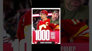 1000 games for the Calgary Flames captain Mikael Backlund [upl. by Anali]