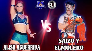 ALISH AGUERRIDA VS SAIZO Y ELMOLERO  ARENA MEZQUITAL  SOCIEDAD LUCHA LIBRE [upl. by Millie766]