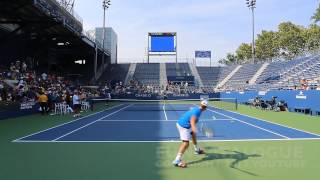 Andy Roddick  Somdev Devvarman 2013 Last Warmup Before Retirement 2012 1  10 [upl. by Georgeanna]