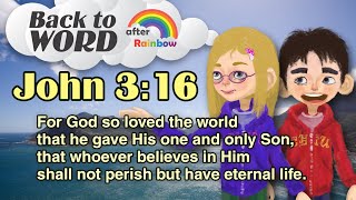 John 316 ★ Bible Verse  Encouragement Hope Bible Verses [upl. by Melleta484]