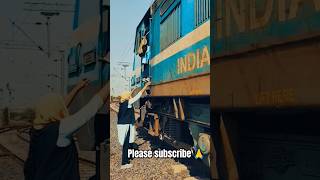 India Rallways loco pilots girl subscribe hindisong [upl. by Eidnahs]