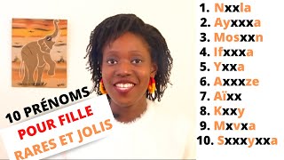 PRENOM FILLE PRENOM AFRICAIN  10 Prénoms Africains rares et jolis pour fille [upl. by Gurney]