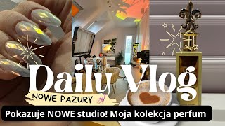 ⭐️ Daily VLOG 🎥 NOWE STUDIO  długie pazury i Moja kolekcja Perfum ⭐️ [upl. by Nosyerg]