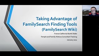 Using the FamilySearch Wiki Jan 6 2021 [upl. by Pinebrook]