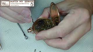 Disassembly 1897 Waltham Royal Pocket Watch Restoration [upl. by Feriga]