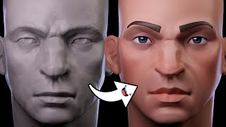 Realism to Stylization 3D Sculpting a Stylized Character from Realism [upl. by Averill433]