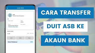 Cara Keluarkan Atau Pindah Duit Dalam ASB Ke Akaun Bank Melalui Aplikasi myASNB  Jualan Balik Unit [upl. by Uos]