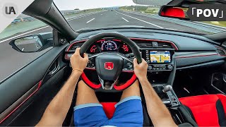 2021 HONDA CIVIC TYPE R FK8 320HP  START UP amp ACCELERATIONS  4K POV TEST DRIVE [upl. by Mart176]