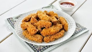 Pui crocant cu Pesmet Japonez  Crispy Chicken CC Eng Sub  JamilaCuisine [upl. by Ronny]