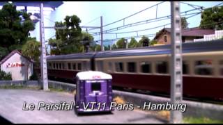 French HO European Model Train Layout Modellanlagen [upl. by Weatherley]