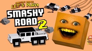 Annoying Orange Plays  Smashy Road 2 CACTUS POLICE [upl. by Purity966]