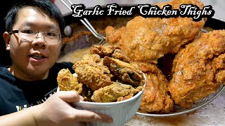 How Chinese Chef Cooks Garlic Fried Chicken Thighs [upl. by Akiemahs887]