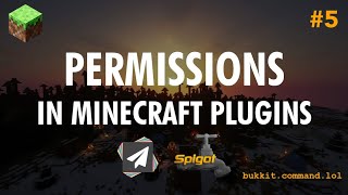 Ep5 Permissions  Minecraft Plugin Development [upl. by Alamac]