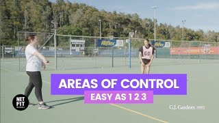 Netball Umpiring  Areas of Control [upl. by Nolana]