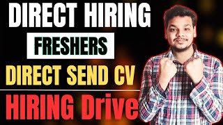 Direct Recruiters Hirings  OFF Campus Drive  2025  2024  2023 Batch Hiring  Fresher Jobs [upl. by Nedra38]