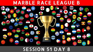 World Marble Race League B Session 51 Day 8 100 Countries amp 99 Eliminations  Simple Marble Race [upl. by Einahpts285]