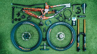 DREAM BUILD MTB  Saracen Myst DH  Danny Hart world champs 2019 [upl. by Paschasia]